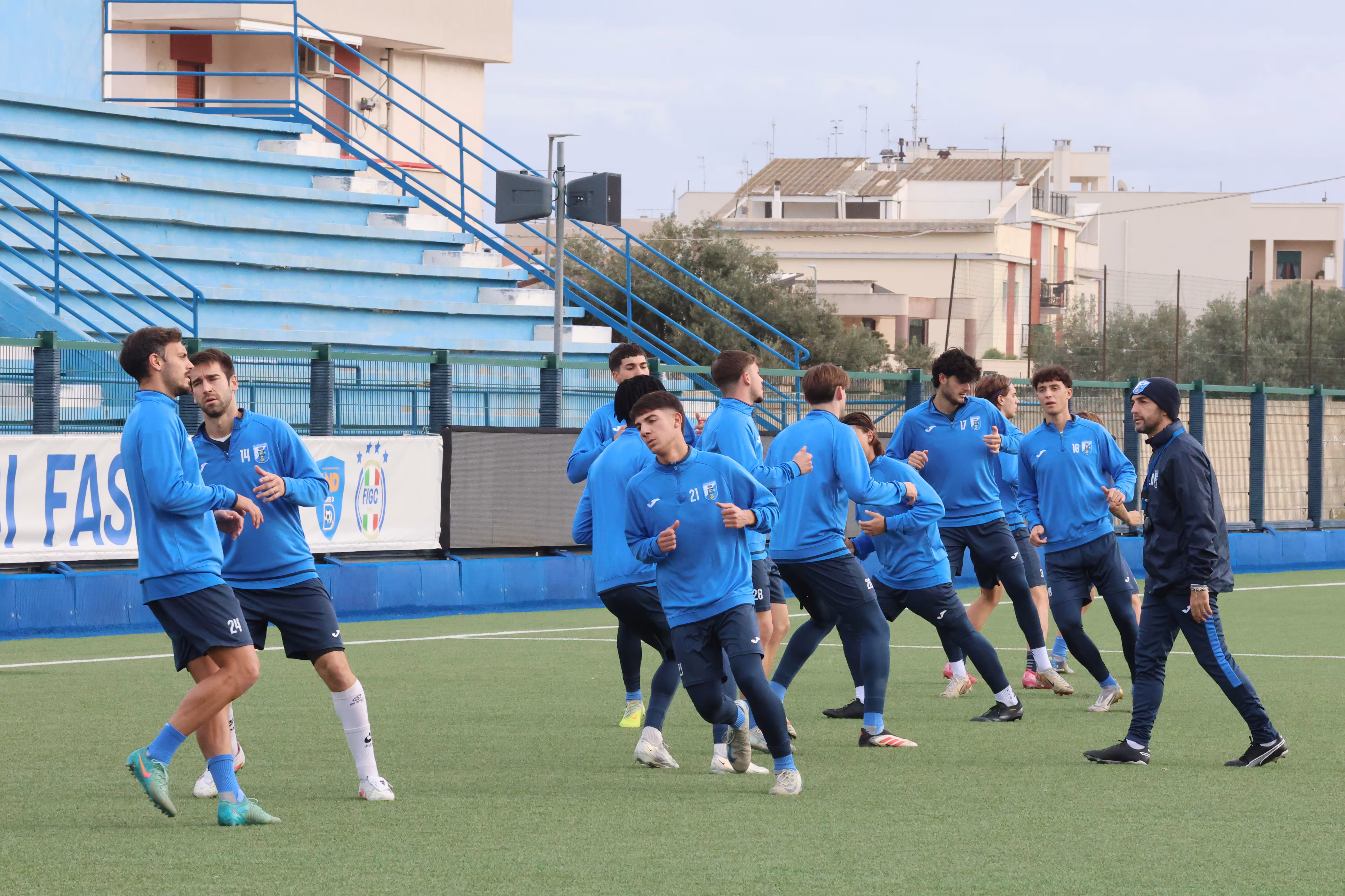 allenamento al Vito Curlo