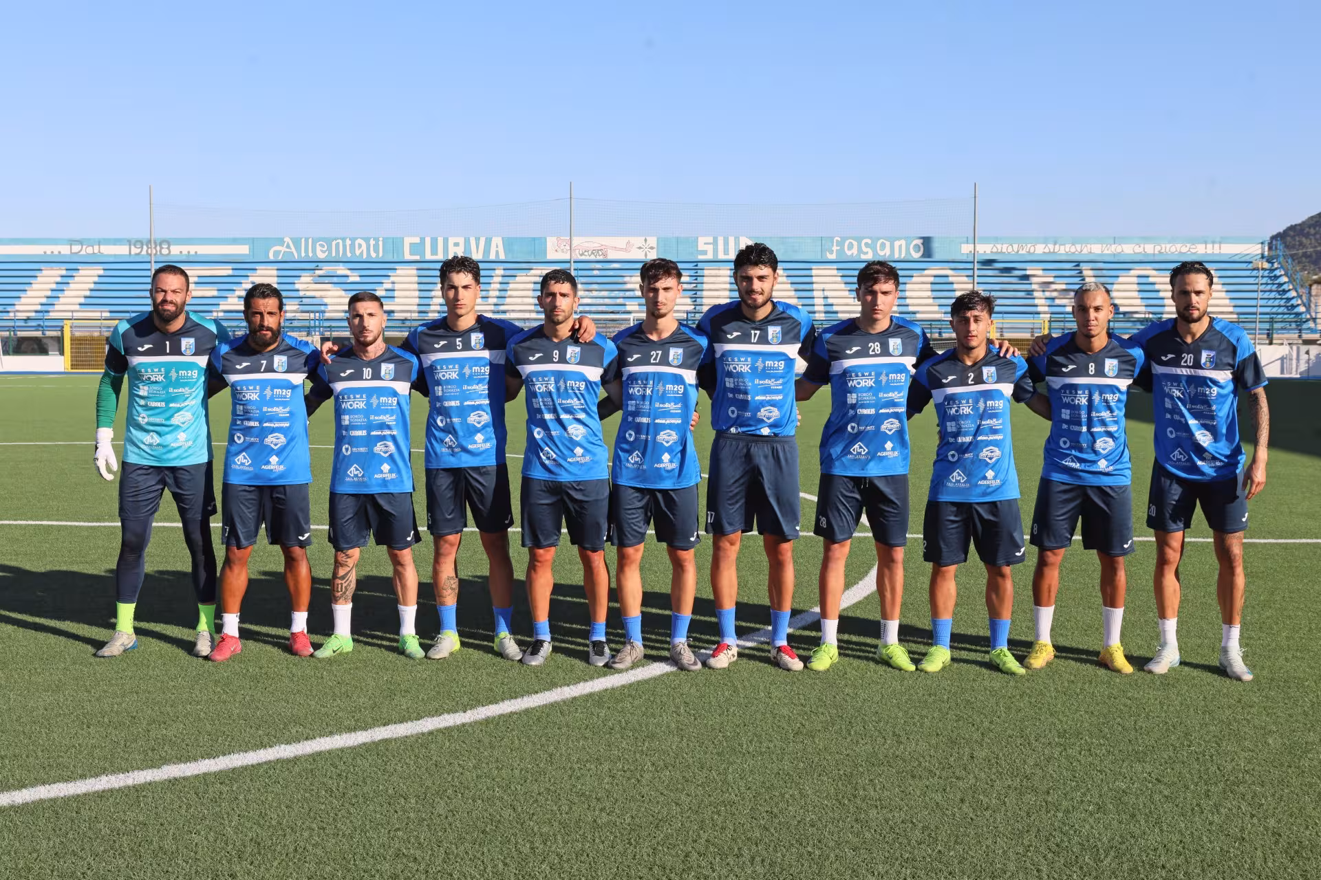 L’US Città di Fasano ha concluso la prima parte del ritiro con l’allenamento congiunto con la formazione Juniores