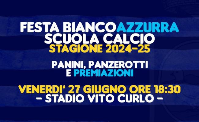 In programma venerdì 27 giugno la “Festa Biancoazzurra"