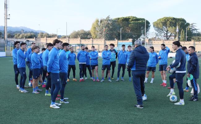 Allenamento con mister Padalino
